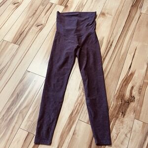Beyond Yoga Beyond The Bump Maternity Leggings Purple Size XS Super Soft